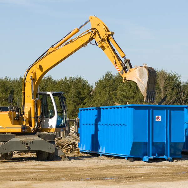 how does a residential dumpster rental service work in Oakvale West Virginia